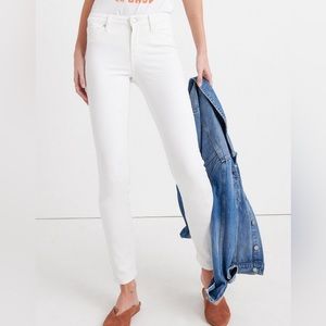Lucky brand white skinny jeans